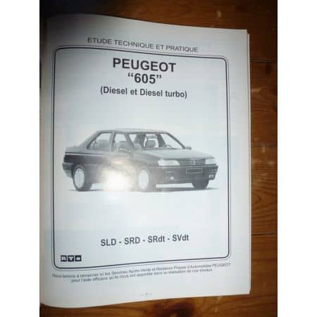 605 Die TD Revue Technique Peugeot