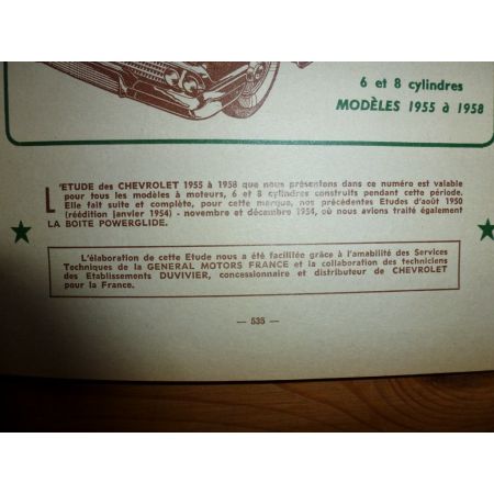 CHEVROLET 2CV Partie 2 Revue Technique Chevrolet Citroen