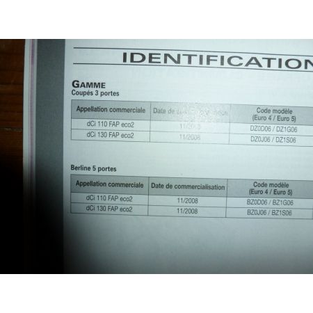 Megane III 08- Revue Technique Renault