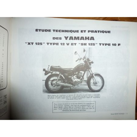 XT125 SR125 K100 Revue Technique moto Bmw Yamaha