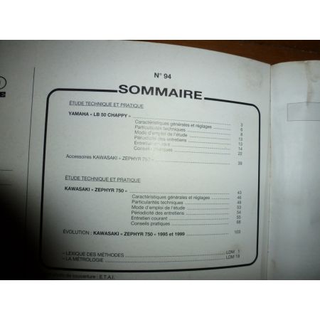 LB50 Chappy Zephyr 750 Revue Technique moto Kawasaki Yamaha