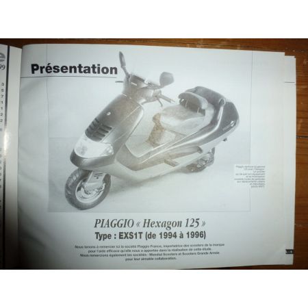 Hexagon 125 Bandit 600 Revue Technique moto Piaggio Suzuki