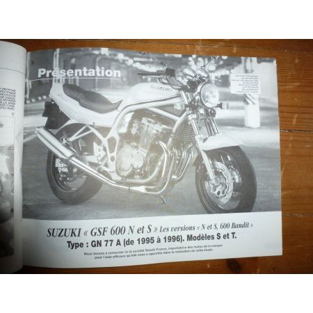 Hexagon 125 Bandit 600 Revue Technique moto Piaggio Suzuki