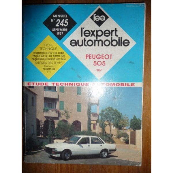 505 1986 Revue Technique Peugeot