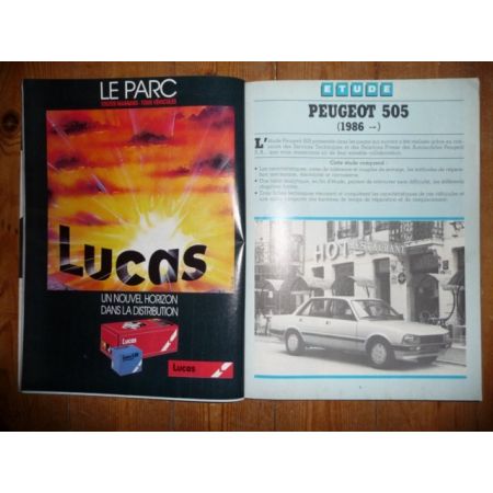 505 1986 Revue Technique Peugeot