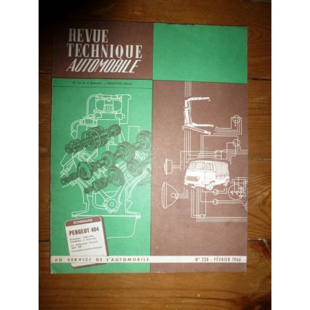 404 ess 63- Revue Technique Peugeot