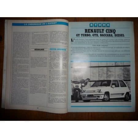 SuperCinq gtx Baccara Gt Turbo Die Revue Technique Renault