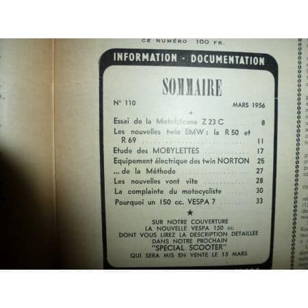 R50 R69 Revue Technique moto Bmw Motobecane