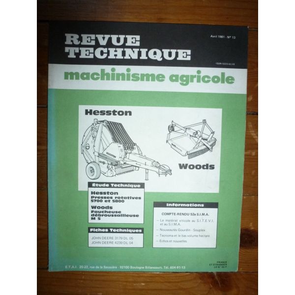 5700 5800 M5 Revue Technique Agricole Hesston