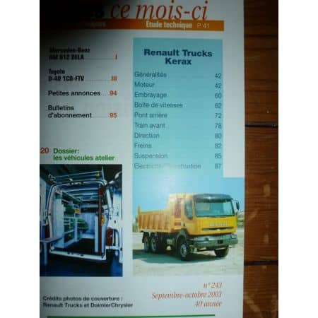 Kerax Revue Technique PL Renault