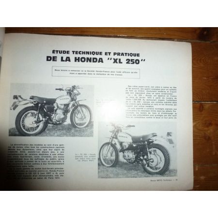 90 - 125 - XL250 Revue Technique moto Harley Davidson Honda
