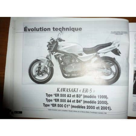 ER-5 XF650 DR650 Revue Technique moto Kawasaki Suzuki