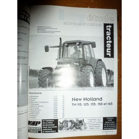 TM115 à 165 Revue Technique Agricole New Holland