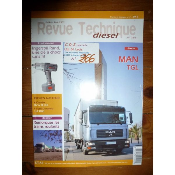 TGL Revue Technique PL Man Saviem Renault