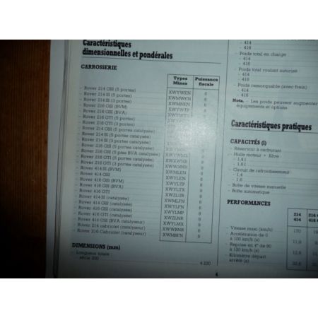 200 400 89- Ess Revue Technique Rover