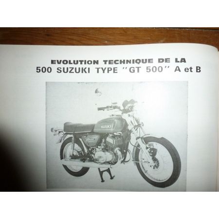 CB125 T500 GT500 Revue Technique moto Honda Suzuki
