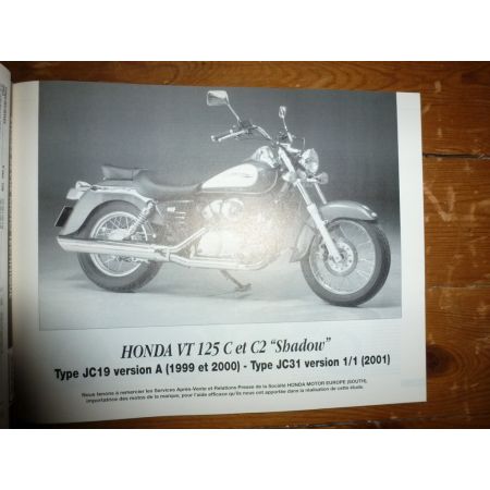 VT125 Shadow ZR7 Revue Technique moto Honda Kawasaki