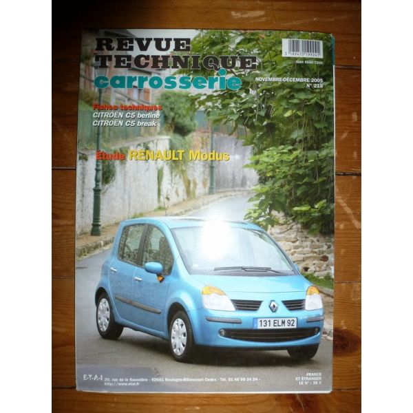 Modus Revue Technique Carrosserie Renault