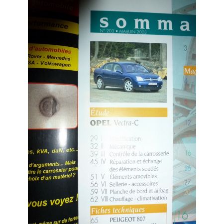 Vectra Revue Technique Carrosserie Opel