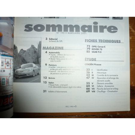 Picasso Revue Technique Carrosserie Citroen