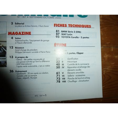 Focus Revue Technique Carrosserie Ford