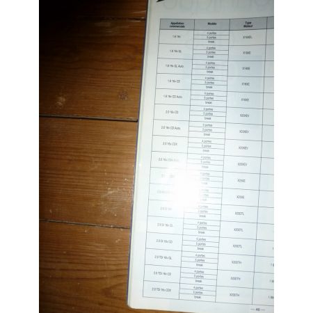 Vectra B Revue Technique Carrosserie Opel