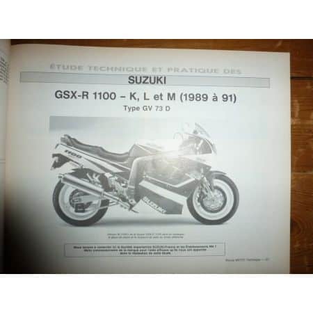 AF1 GSXR1100 Revue Technique moto Aprilia Suzuki