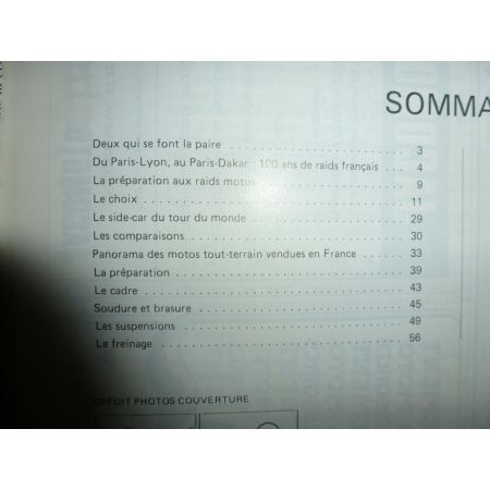 Prepa Raids Revue Technique moto