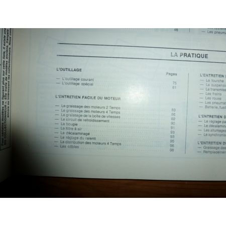 Entretien Revue Technique moto