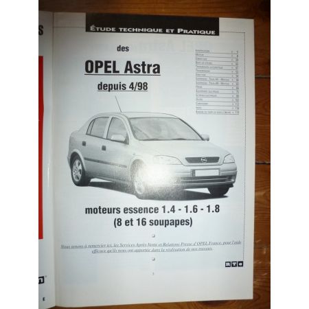 Astra 98- Revue Technique Opel