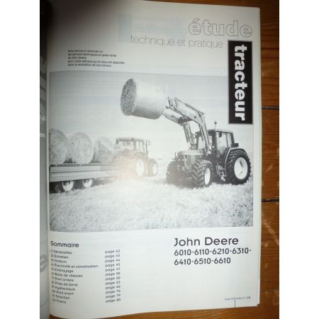 6010 a 6610 Revue Technique Agricole John Deere