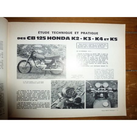 CB125 650 750 Revue Technique moto Honda Laverda