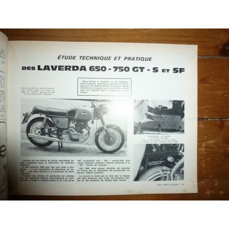 CB125 650 750 Revue Technique moto Honda Laverda