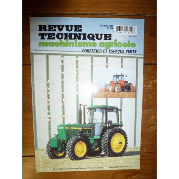 Série 55 Revue Technique Agricole John Deere