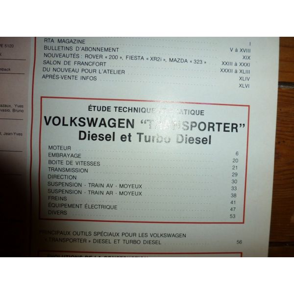 Revue Technique Détaillée (RTD) Pour Camions Volvo Série F Et N 88 - Moteurs D100A, D100B, TD100A - Occasion (complète)