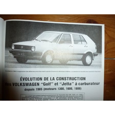 Golf Jetta 84- Revue Technique Volkswagen