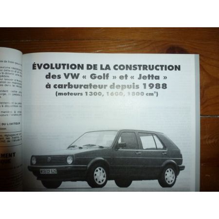 Golf Jetta 84- Revue Technique Volkswagen