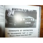 Golf Jetta 84- Revue Technique Volkswagen