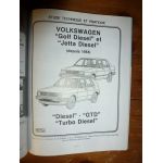 Golf Jetta 84- Revue Technique Volkswagen