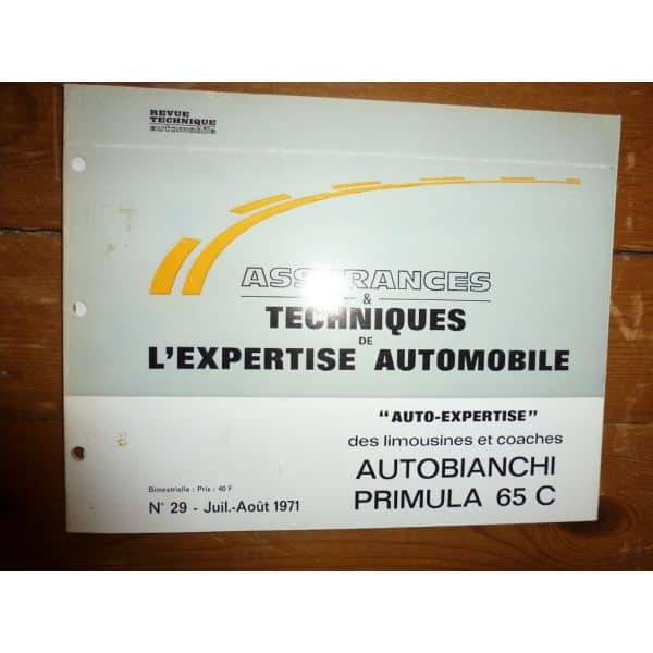 Primula 65C Revue Auto Expertise Autobianchi