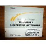 Primula 65C Revue Auto Expertise Autobianchi