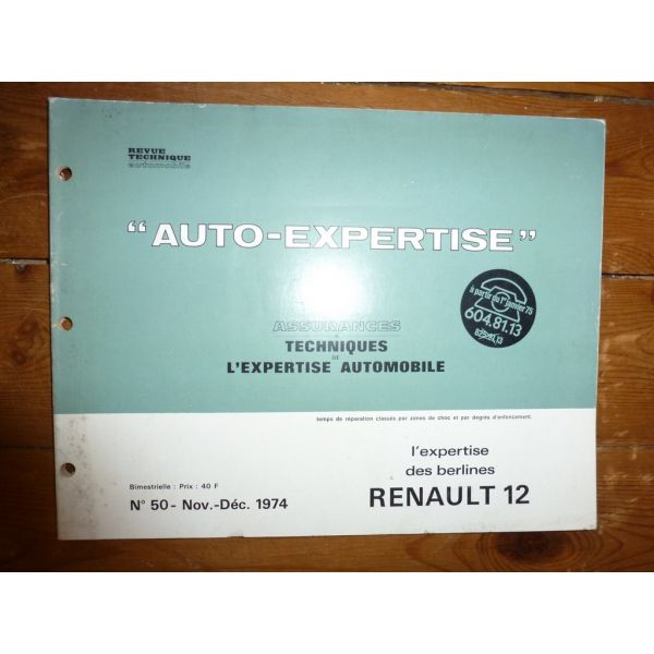 R12 Revue Auto Expertise Renault