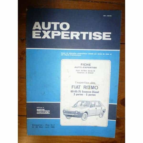 Ritmo 60 65 75 Revue Auto Expertise Fiat