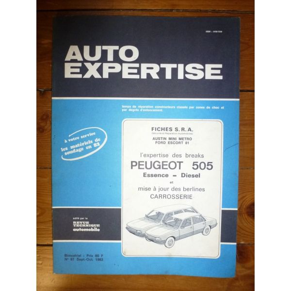 505 Revue Auto Expertise Peugeot