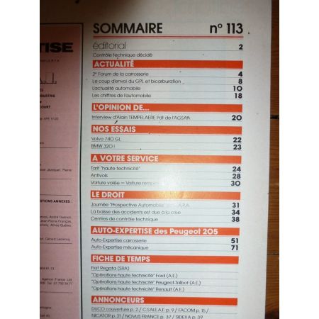 205 GTI XLD XRD Revue Auto Expertise Peugeot