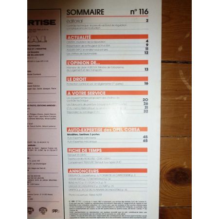 Corsa Revue Auto Expertise Opel