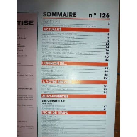 AX Ess Revue Auto Expertise Citroen