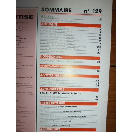 80 87- Revue Auto Expertise Vw 