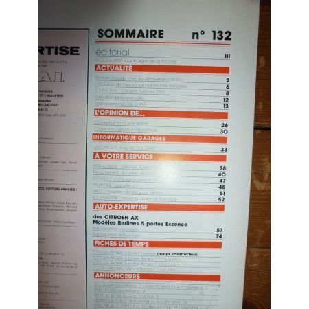 AX Ess Revue Auto Expertise Citroen