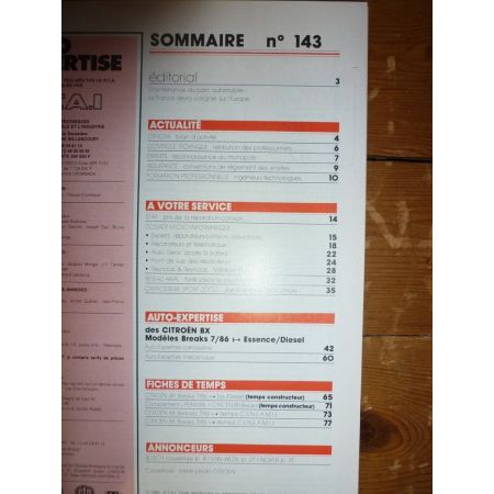 BX Bk 86- Revue Auto Expertise Citroen